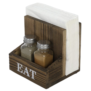 Organisateur en bois moderne avec deux compartiments pour ranger les bocaux de cuisine, les serviettes, les portes/les murs, portable, durable, multifonction, Inde - Product Image 1
