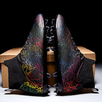 Chaussures de football professionnelles unisexes personnalisées à crampons montants, tige en PU, semelle intermédiaire en TPU, pour toutes saisons, pour le football en extérieur aux États-Unis