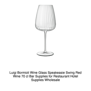 Copa de Vino Tinto Speakeasie Swing 70 cl H 24.3 cm Ø 10.1 cm Luigi Bormioli - Product Image 2