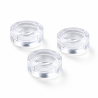 Lentille laser biconcave en plastique de 3 mm, F2.9, focale 1,5 mm, lentille optique en PMMA pour outils et accessoires d'expérimentation de correction laser