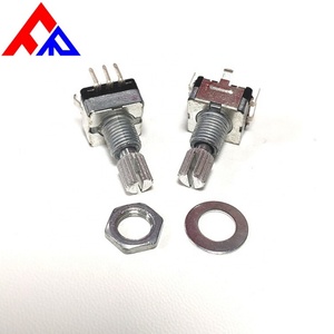 Encodeur incrémental à bouton, axe en D métallique à 5 broches, série PEC11 ED11, course de 1,5 mm, personnalisé par le fabricant - Product Image 3
