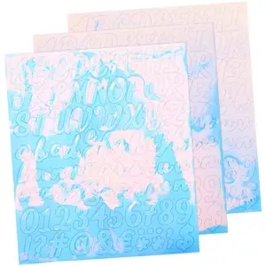 자체 접착 불규칙한 모양 홀로그램 로고 비닐 정적 데칼 스티커 인쇄 맞춤형 다이 컷 레이저 홀로그램 스티커