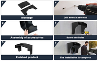 Accessoires de protection pour borne de recharge de véhicule électrique WallBox, couverture de toit en acier inoxydable, résistante aux intempéries