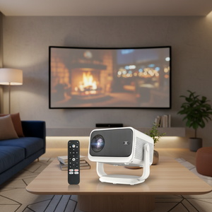 Meilleures ventes : Projecteur intelligent P20GTV sous licence Coupe de Football, Full HD 1080P, 500 ANSI, Android 14, Mise au point automatique, Vidéo 4K, Home Cinéma et Extérieur - Product Image 1