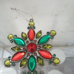 Hanging Ornament Zinc Alloy <b>Christmas</b> <b>Tree</b> Decoration Round <b>Gold</b> Color Factory Wholesale Price - Product Image 2