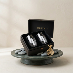 Coffret Cadeau de Verres en Verre Transparent Personnalisés, Emballage pour Articles de Bar, Boîte en Mousse pour Champagne et Vin - Product Image 5