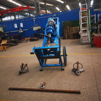 Camion de forage de puits d'eau portable hydraulique pour forage profond, adapté aux exploitations agricoles et aux mines