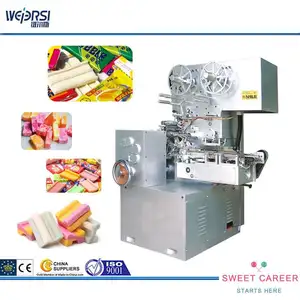 factory bubble gum cut and wrap candy packaging machine