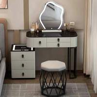 Commode de chambre en bois massif, multifonctionnelle, style nordique, avec audio Bluetooth, design simple et luxueux