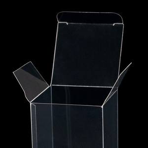メーカーカスタマイズ酸フリーアセテート透明<span class=keywords><strong>PVC</strong></span> PET透明包装ギフトプラスチック折りたたみボックス - Product Image 4