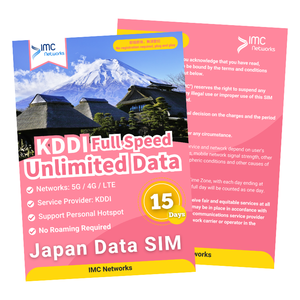 Carte SIM de voyage illimitée 4G 5G KDDI Japon en gros, 15 jours, pour revendeurs, emballage personnalisé, données illimitées en itinérance, cartes SIM physiques - Product Image 6