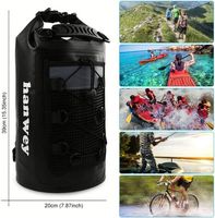 Fabricante OEM, Venta al por Mayor de Bolsa Impermeable de 20l para Navegación, Canotaje, Rafting, con Logotipo Personalizado, Bolsa Enrollable Impermeable para Escalada y Uso Casual
