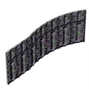 Màn hình <span class=keywords><strong>LED</strong></span> cong trong nhà/ngoài trời linh hoạt P1.86 P2 P2.5 P3 P4, kích thước 320x160mm, màn hình <span class=keywords><strong>LED</strong></span> hình trụ full màu sắc dùng cho màn hình quảng cáo - Product Image 2