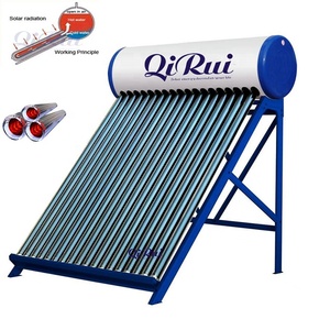 热卖无压500L太阳能热水加热器真空管直插式连接应用程序控制房车家用车库 - Product Image 5