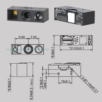 Escáner de código de barras Cabeza de fijación Cordón Arnés Cerradura de puerta Seri Cable rápido 1d Fix Ropa Topn T1 Escáner de código de barras de 3 metros