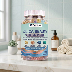 Gommes végétaliennes à la silice avec saveur naturelle de fruits, pectine végétale, format à mâcher pour une routine beauté quotidienne, maison et voyage - Product Image 3