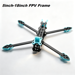 Châssis de drone FPV en fibre de carbone noir de 5 à 18 pouces pour accessoires de drones RC - Product Image 1