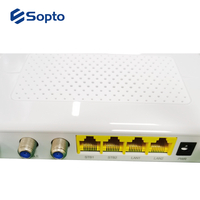 Hochwertiger EOC-Slave 4 UTP-Ports+1 TV-Port CATV für Koaxialkabel EOC-Modem mit WLAN