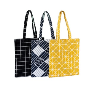 Sac fourre-tout en toile de coton personnalisé avec logo imprimé en couleur, écologique, réutilisable, durable, avec poignée épaule et fermeture éclair, personnalisable - Product Image 3