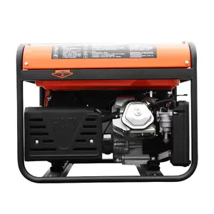 Small gasoline generator set 3KW household single-phase 220V fuel-efficient manual portable gasoline generator