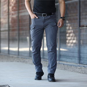 Pantaloni Cargo da Lavoro Estivi per <span class=keywords><strong>Uomo</strong></span> ad Asciugatura Rapida, Traspiranti e Leggeri per Allenamento - Product Image 5