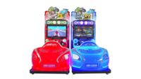 Simulateur de parc d'attraction intérieur Kids Mini Happy Racing Arcade Video Car Game Machine Racing Cars Games