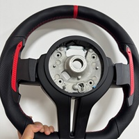 Volant en cuir et fibre de carbone pour BMW F30 F10 F20 M3 F82 M4 M5 F12 F13 M6 F01 F21 F52 F40 F22 F23 F44 F45 F46 F91 F92