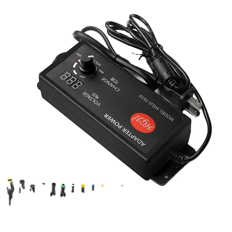 Adaptador de alimentação manual ajustável, adaptador de alimentação manual 3-24v 4a 96w 3v-24v 4a 7v '24v4a com 23 plugues