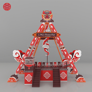 <span class=keywords><strong>Barco</strong></span> <span class=keywords><strong>Vikingo</strong></span> de Fibra de Vidrio, Atractivo y Divertido para Carnavales, con Capacidad para 24 Personas, en Venta - Product Image 3