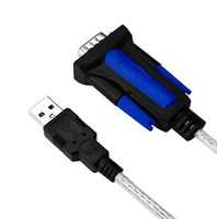 Cable USB a RS232, Cable serie RS232 DB9, blindaje de 9 pines, transmisión de datos de alta velocidad, escáner de impresora de ordenador de Chip Dual