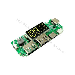 Module de charge pour batterie au lithium 18650 avec affichage numérique, sortie double USB 5V2.4A 2A 1A et module amplificateur d'affichage - Product Image 3