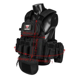 Gilet de chasse ARTEX, protection corporelle Molle pour l'extérieur, équipement tactique, poche, porte-plaque, chaleco tactico, gilet tactique - Product Image 2