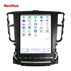 NaviHua Car Video FM GPS Navigation Touch <b>Screen</b> Android Car Headrest Monitor Auto Radio for Tesla Style Acura TL 2005-2008 - Product Image 2