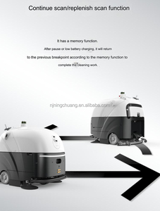 Robot de nettoyage industriel électrique autonome intelligent pour balayage commercial avec navigation automatique intelligente - Product Image 4