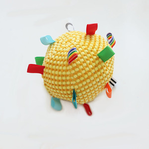 Retail Eco-Friendly <b>Dog</b> Soft Fabric <b>Ball</b> Built-in Bell Sound Chewing Training Throwing Pick Pet Toys for Indoor Use Wholesale - Product Image 2