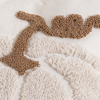 Automne citrouille touffeté housse de coussin caché fermeture éclair carré Halloween décor à la maison oreillers gland brodé plante personnalisée pour hôtels