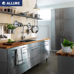 Allure Smart Complete Modern Stainless <strong>Kitchen</strong> Cabinet Design Sets 304 Stainless Steel <strong>Apron</strong> Farmhouse <strong>Kitchen</strong> Sink - Product Image 3