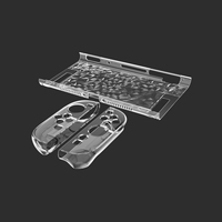 Coque de protection transparente texturée en diamant, compatible avec la console Nintendo Switch 2 et les accessoires de jeu