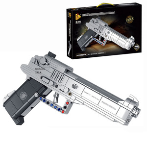 Bloques de Construcción Panlos Brick Gun, Modelo de Juguete para Armar, Diseño Creativo, Juguete de Ensamblaje Libre, Regalo Único para Niños Amantes de la Construcción - Product Image 5