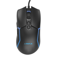 Souris de jeu filaire ergonomique 800-7200 dpi, mini, fine, suivi optique, interface USB, pour ordinateur portable/de bureau, rétroéclairage LED, alimentée par batterie
