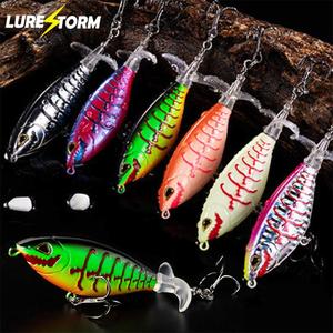 Leurre de pêche artificiel LureStorm 6,5 cm/6,5 g 9 cm/12,3 g, appâts durs <span class=keywords><strong>en</strong></span> plastique pour la pêche au sandre et au cabillaud <span class=keywords><strong>en</strong></span> eau salée et <span class=keywords><strong>en</strong></span> eau douce - Product Image 1