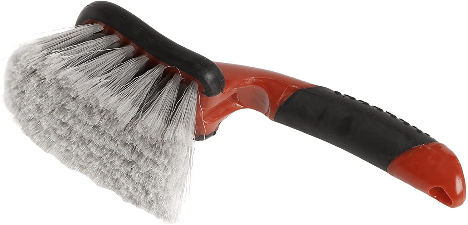 PP Handle PET Filament Car Tyre Cleaning Brush For Detailing