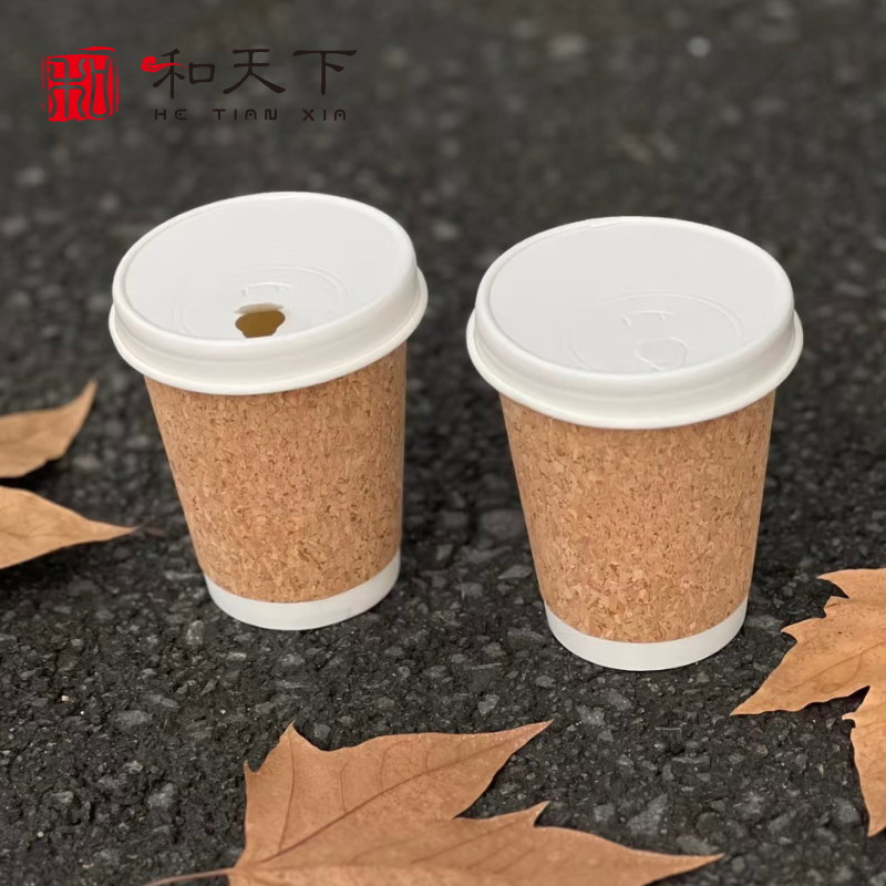 500ml Disposable Kraft Paper Cup - Insulated Hollow Paper Cup for Coffee, Milk Tea & Takeaway Packaging
