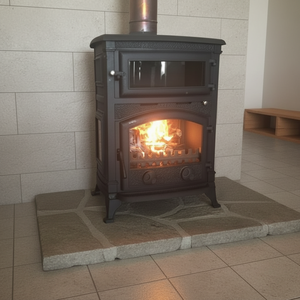 Stufa <span class=keywords><strong>a</strong></span> <span class=keywords><strong>Legna</strong></span> Multifuel <span class=keywords><strong>in</strong></span> <span class=keywords><strong>Ghisa</strong></span> - Caminetto Moderno per Riscaldamento Domestico - Product Image 5