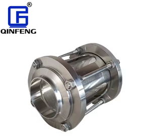 Superficie de espejo templado de diámetro en línea 304 316L Acero inoxidable 2 pulgadas 3A SMS ISO <span class=keywords><strong>IDF</strong></span> Mirilla soldada pulida sanitaria - Product Image 3