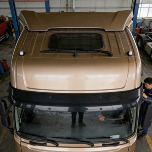 Тягач Dongfeng <span class=keywords><strong>6x4</strong></span>, дизельный, для тяжелых условий эксплуатации, для перевозки грузов, стандарт выбросов Евро-6, новый, долговечный, 351-450 л.с. - Product Image 4