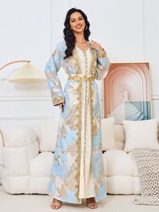 <span class=keywords><strong>Elegante</strong></span> <span class=keywords><strong>caftano</strong></span> bianco marocchino ricamato e decorato a mano <span class=keywords><strong>caftano</strong></span> Marocain Muslim Abaya marocchino abito sposa abito - Product Image 4