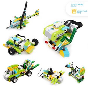 Kit technologique <span class=keywords><strong>WeDo</strong></span> 20 compatible avec le système <span class=keywords><strong>LEGO</strong></span>, ensembles de construction à petites briques, comprend 45300 mécanismes de mouvement, robot électrique - Product Image 3