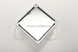 Escurridor <span class=keywords><strong>de</strong></span> latón para suelo <span class=keywords><strong>de</strong></span> ducha, escurridor <span class=keywords><strong>de</strong></span> suelo cuadrado, sifón para baño y ducha - Product Image 3