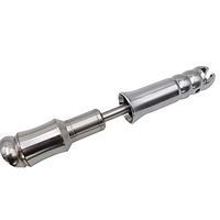 Pdrking Extracteur de crochets muraux télescopique robuste en acier inoxydable, outil de démontage de carreaux, longueur extensible 31,3 cm - 44,5 cm, pour murs domestiques